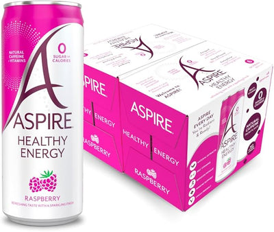 Raspberry+Acai Healthy Energy Drinks