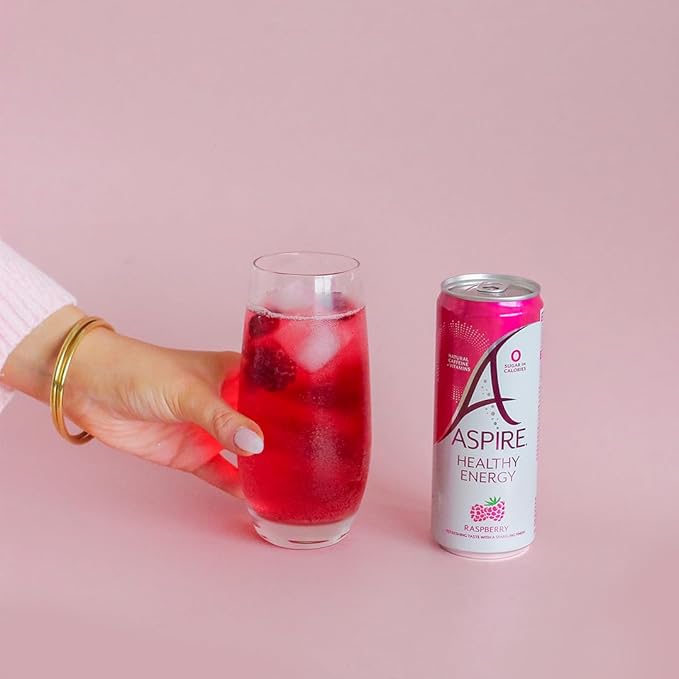 Raspberry+Acai Healthy Energy Drinks