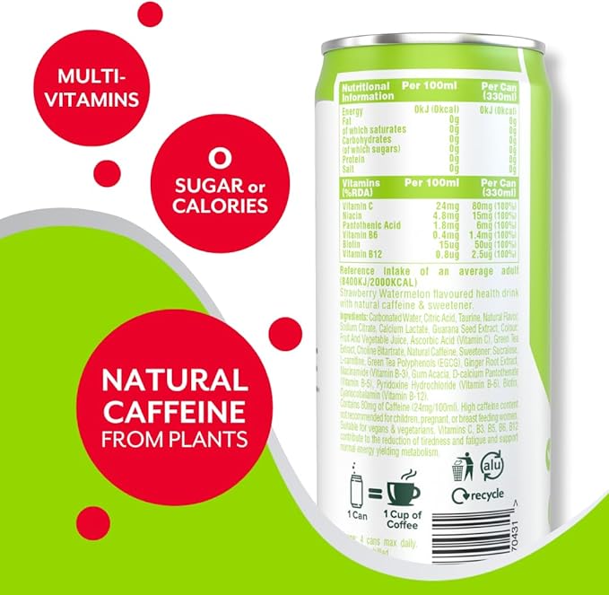 Strawberry Watermelon Aspire Healthy Energy Drink