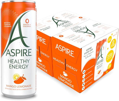 Mango Lemonade Aspire Healthy Energy Drinks