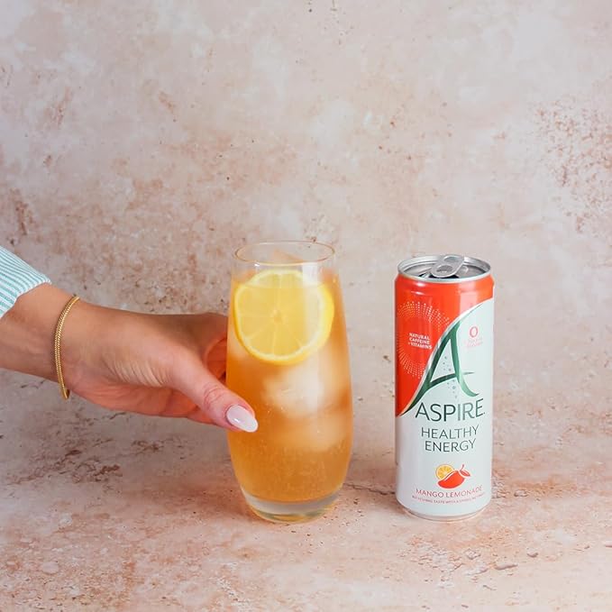 Mango Lemonade Aspire Healthy Energy Drinks