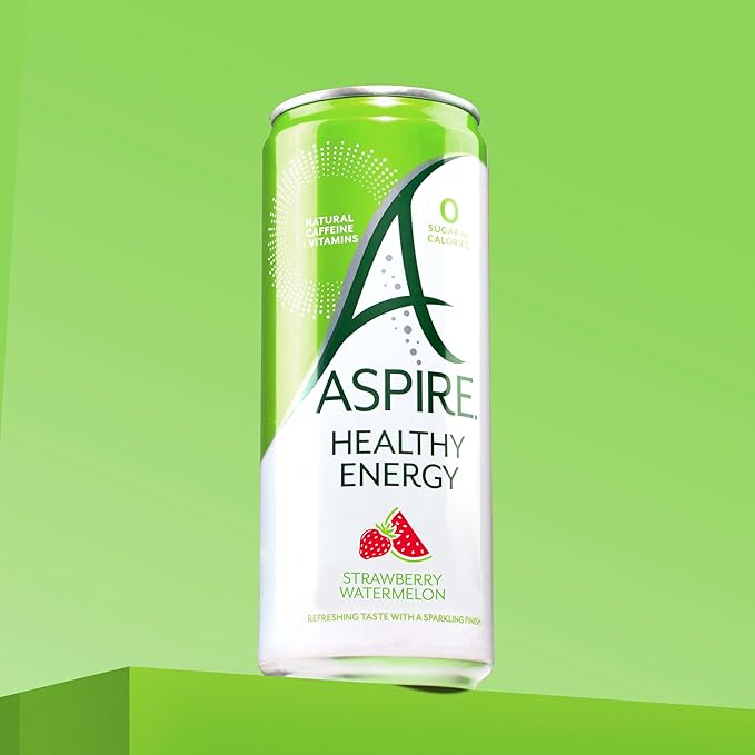 Strawberry Watermelon Aspire Healthy Energy Drink